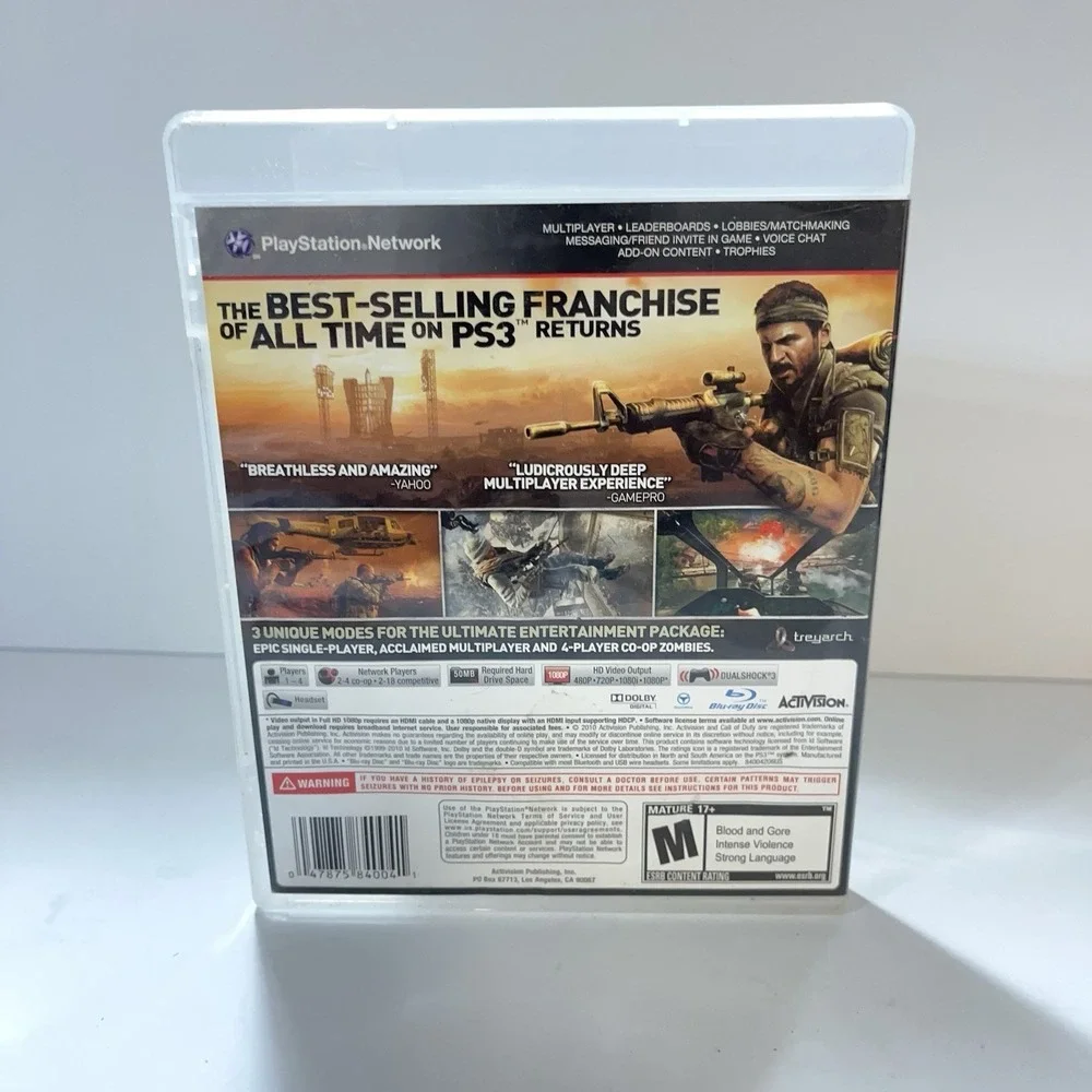 Call of Duty: Black Ops Sony PlayStation 3 PS3 CIB Complete Tested
